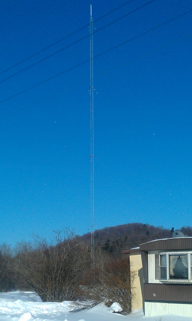 Munising, Michigan - Radio Tower Looks Great, March 2013