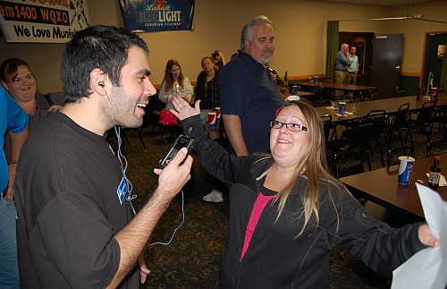 Brenda Nault - Wins $6000 Hot Tub from Rec Depot and Great Lakes Radio