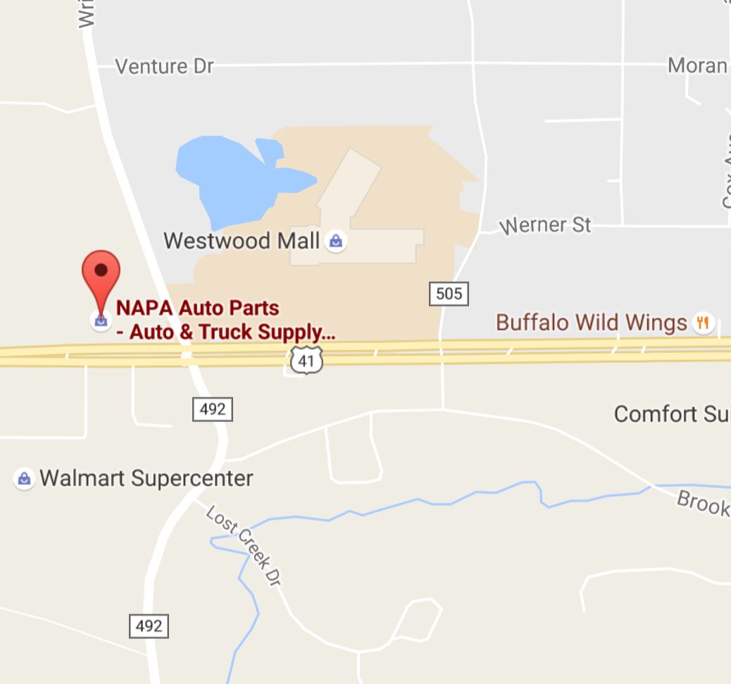 Find NAPA of Marquette with Google Maps