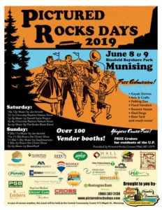 See the official Pictured Rocks Days Poster for 2019