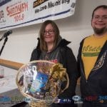 Corin Bordine took home a gift basket from Super One Foods.