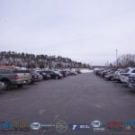 The parking lot was packed!
