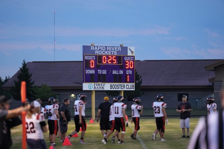 Munising Mustangs Ground the Rockets 46-0 at their 16 September 2022 Meeting