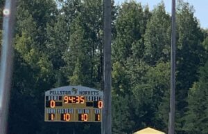 Mustangs gallup over Hornets 52-6 It was a hot, muggy Saturday afternoon in Pellston as the Mustangs visited the Hornets on Saturday, September 10, 2022. Immediately prior to kickoff, announcer Charlie Nebel was stung by a literal Hornet in the press box. Each team came in to the game with a record of 2-0.