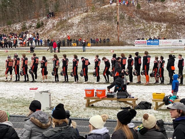 Munising Mustangs fall 22-20 to the Merrill Vandals.
