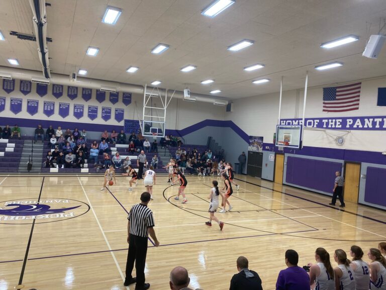 Munising Mustang girls win big this afternoon over the Pickford Panthers