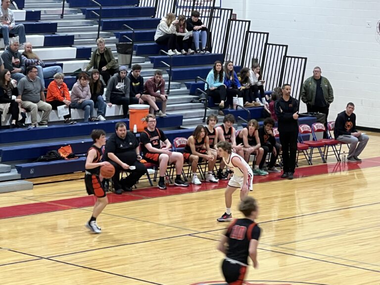 Scrappy game tonight against Westwood Patriots. Mustang Boys 39, Westwood 50