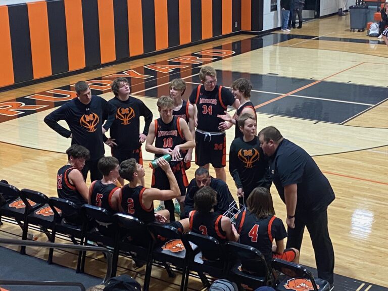 Mustang boys top the Rudyard Bulldogs 68-58