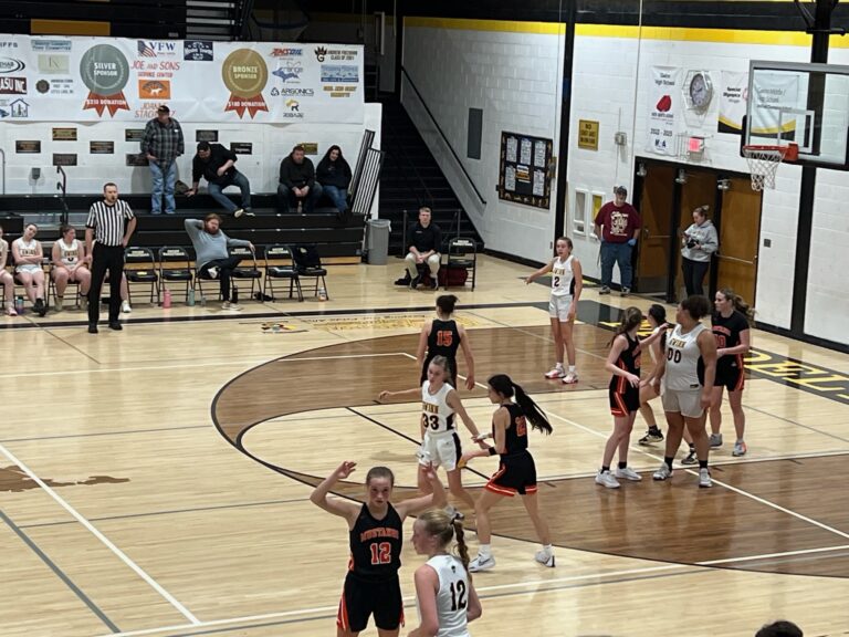 Hard fought game tonight. Munising Mustang girls prevail over Gwinn 49-38