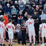 Munising Mustang Boys Basketball vs St Ignace Saints 01