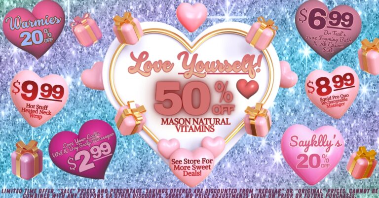 Vitamins are 50% off till February 28 at Putvins Munising